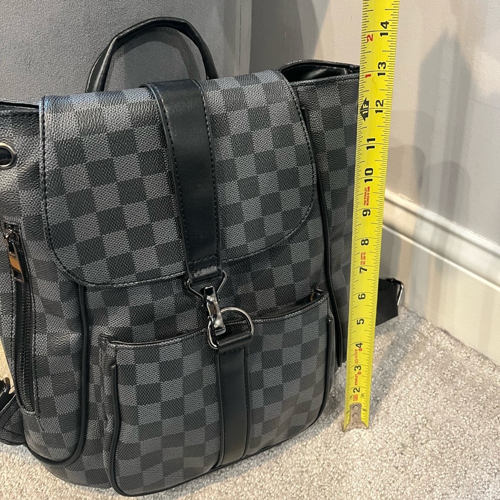 Small Checkered Backpack - image 7